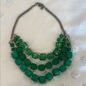 Elegant Green Beaded Necklace